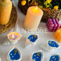  İstiridye Deniz Kabuğu İçinde Jel Mum Düğün Hediyelikleri
