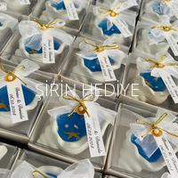  İstiridye Deniz Kabuğu İçinde Jel Mum Düğün Hediyelikleri