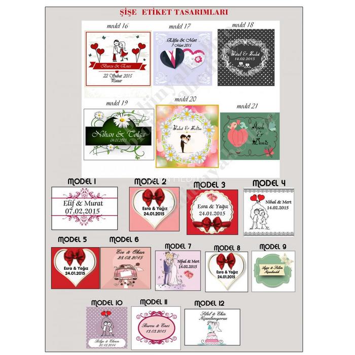 25cc Çiçekli Nikah Doğum Nişan Söz Bebek Kolonya Hediyelikleri