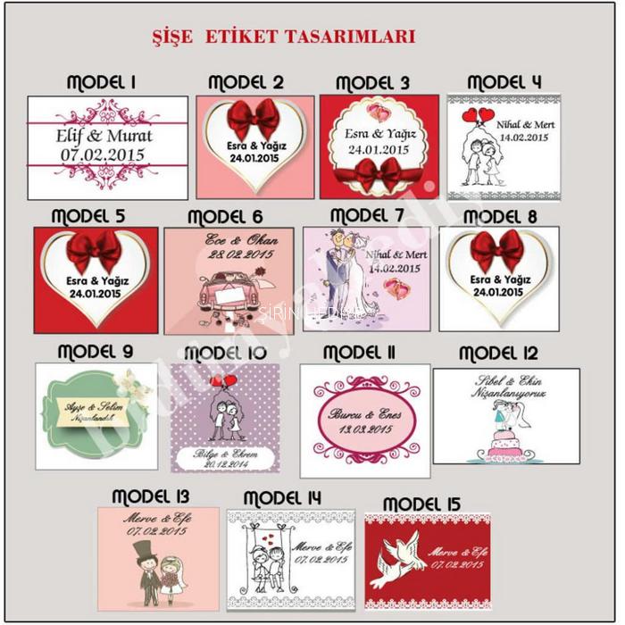 25cc Çiçekli Nikah Doğum Nişan Söz Bebek Kolonya Hediyelikleri