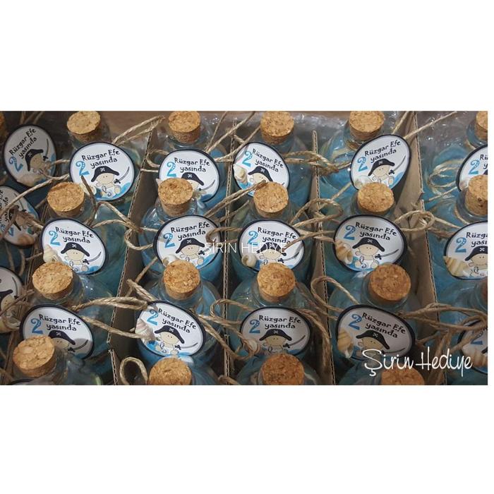 25cc Şişede Doğum Günü Bebek Mevlid Nikah Nişan Jel Mum Hediyelikleri