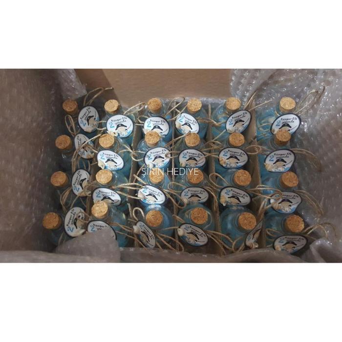 25cc Şişede Doğum Günü Bebek Mevlid Nikah Nişan Jel Mum Hediyelikleri