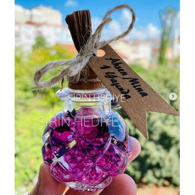 50cc Kristal Cam Şişede Nikah Nişan Söz Kandil Hediyelikleri