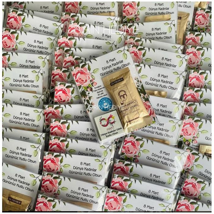 8 Mart Dünya Kadınlar Gününe Özel Kahve Çikolata Hediyelik