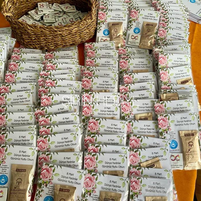 8 Mart Dünya Kadınlar Gününe Özel Kahve Çikolata Hediyelik