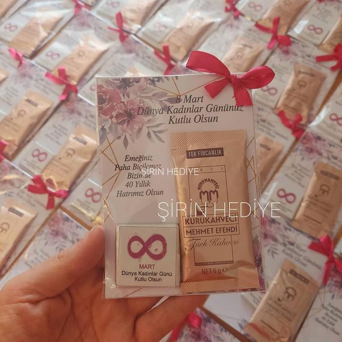 8 Mart Dünya Kadınlar Gününe Özel Kahve Çikolata Hediyelikleri