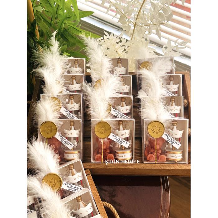 AYICIK MUM AHŞAP DEKORATİF ATLI KARINCA HEDİYELİKLERİ