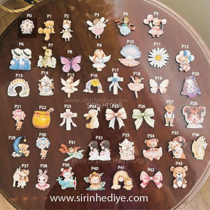 Ahşap Ayıcık Uçak Figürlü Şeffaf Boyalı Pleksi Ve Atlı Karınca Hediye Kutusu