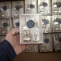 Ahşap Dekoratif Atlı Karınca Kolonya Çikolata Kutusu