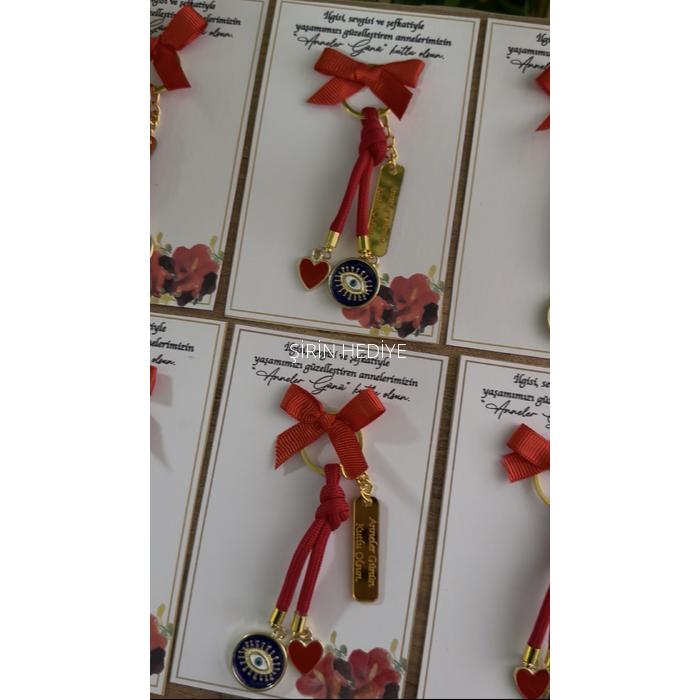 Anneler Günü Charm Anahtarlık