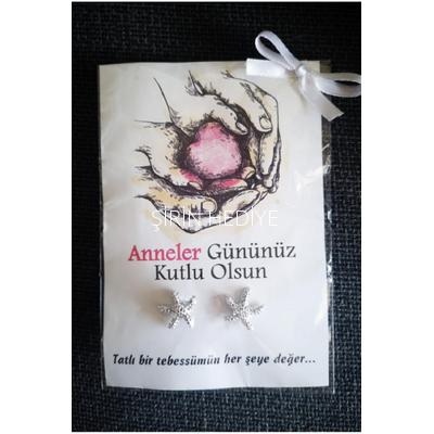 Anneler Günü Yıldız Küpe Promosyon Hediyelikler 