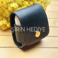 Apple Airpods Kulaklık Hakiki Deri Siyah Kılıf El İşçiliği Leather