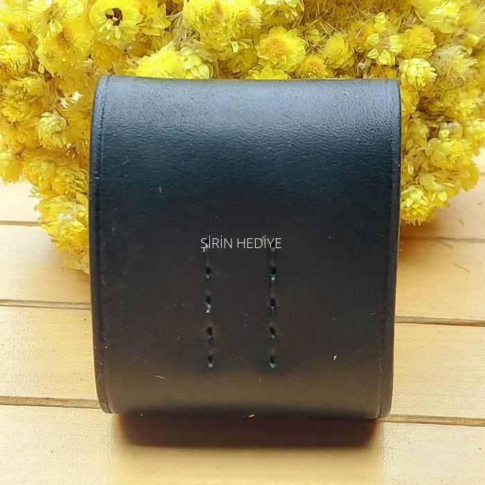 Apple Airpods Kulaklık Hakiki Deri Siyah Kılıf El İşçiliği Leather