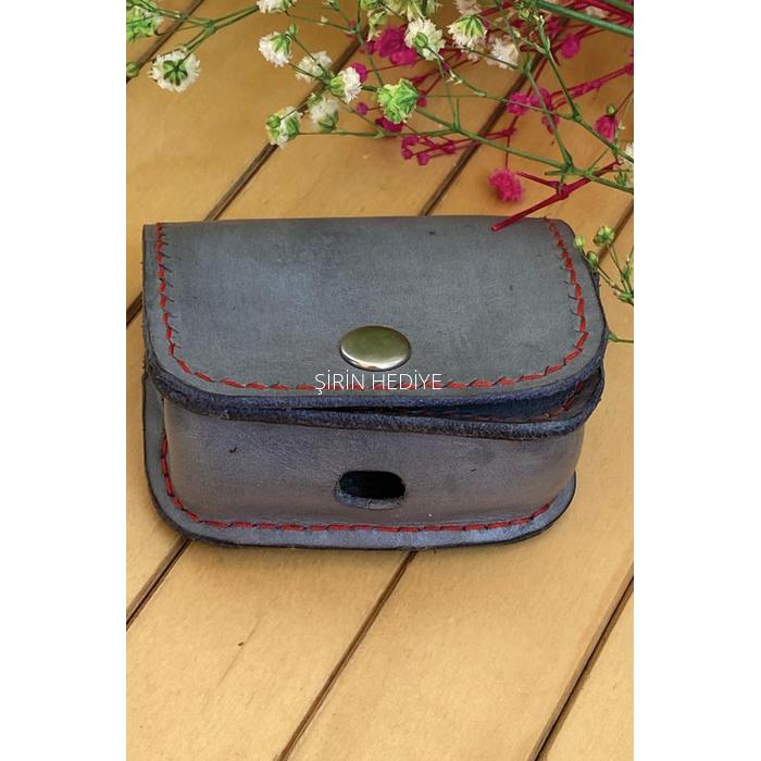 Apple Airpods Pro Kulaklık Hakiki Deri Kılıf El İşçiliği Leather