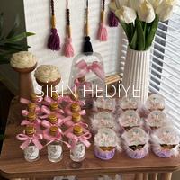 Asetat Çanta Kutu İçinde Kolonya ve Unicorn Kar Küresi Hediyelik 