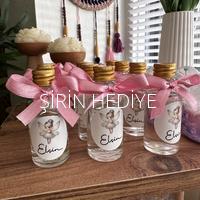 Asetat Çanta Kutu İçinde Kolonya ve Unicorn Kar Küresi Hediyelik 