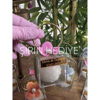 Çanta Konsept Mika Kutu Gül Mum Hediyelik