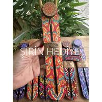 Desenli Ahşap Tütsülük Kişiye Özel