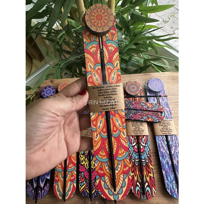 Desenli Ahşap Tütsülük Kişiye Özel