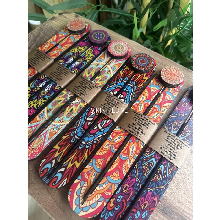 Desenli Ahşap Tütsülük Kişiye Özel