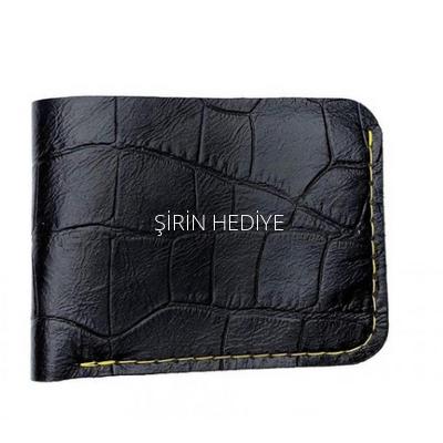 El Yapımı Hakiki Deri Erkek Cüzdanı
