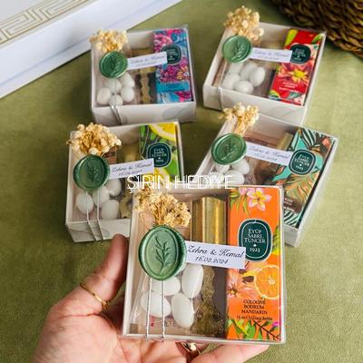 Eyüp Sabri Tuncer Mini Kolonya, Kahve , Kaşık, Şeker, Mühür Kutu Set