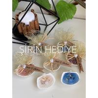 Gerçek Deniz Kabuğu İçinde Jel Mum Hediyelik