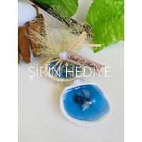 Gerçek Deniz Kabuğu İçinde Jel Mum Hediyelik