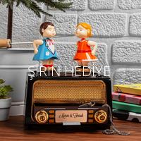 İsme Özel Dans Eden Çift Müzik Kutusu