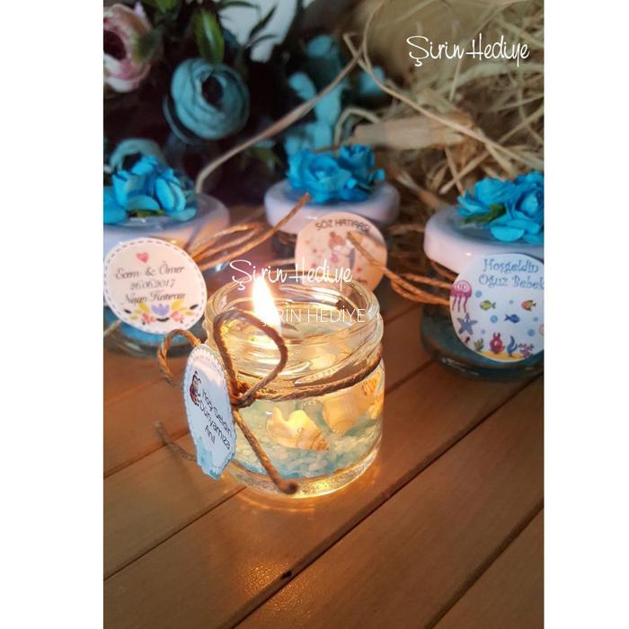 KAVANOZDA ÇİÇEKLİ NİKAH NİŞAN SÖZ DOĞUM GÜNÜ JEL MUM HEDİYELİKLERİ