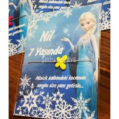 KELEBEK ŞANS BİLEKLİĞİ HEDİYESİ- MODEL FROZEN