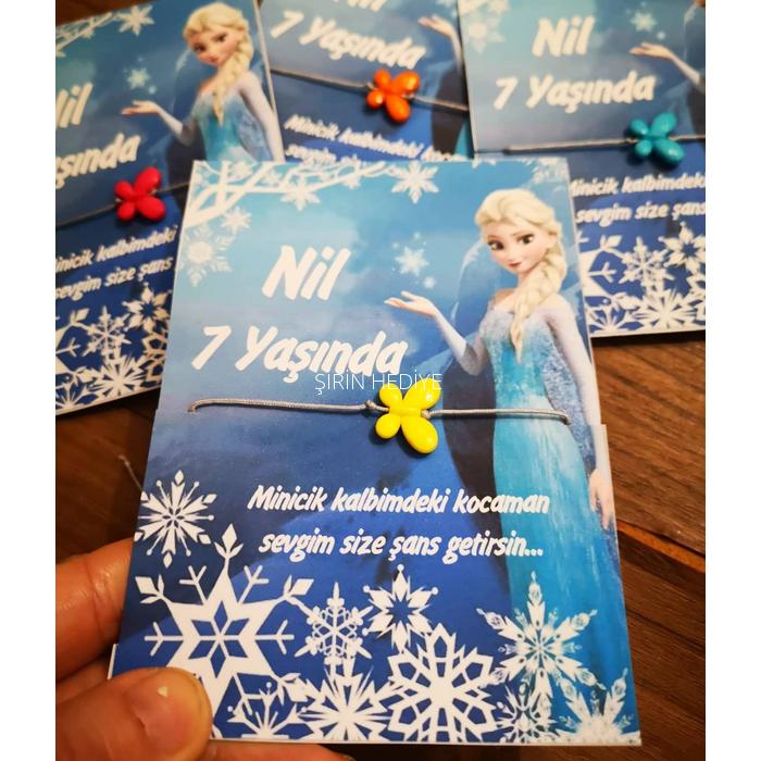 KELEBEK ŞANS BİLEKLİĞİ HEDİYESİ- MODEL FROZEN