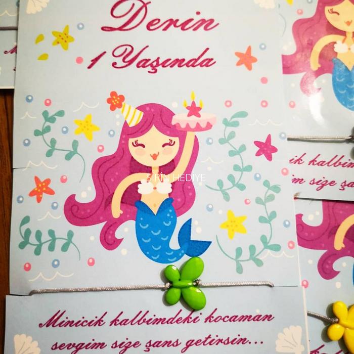 KELEBEK ŞANS BİLEKLİĞİ HEDİYESİ-MODEL DENİZ KIZI