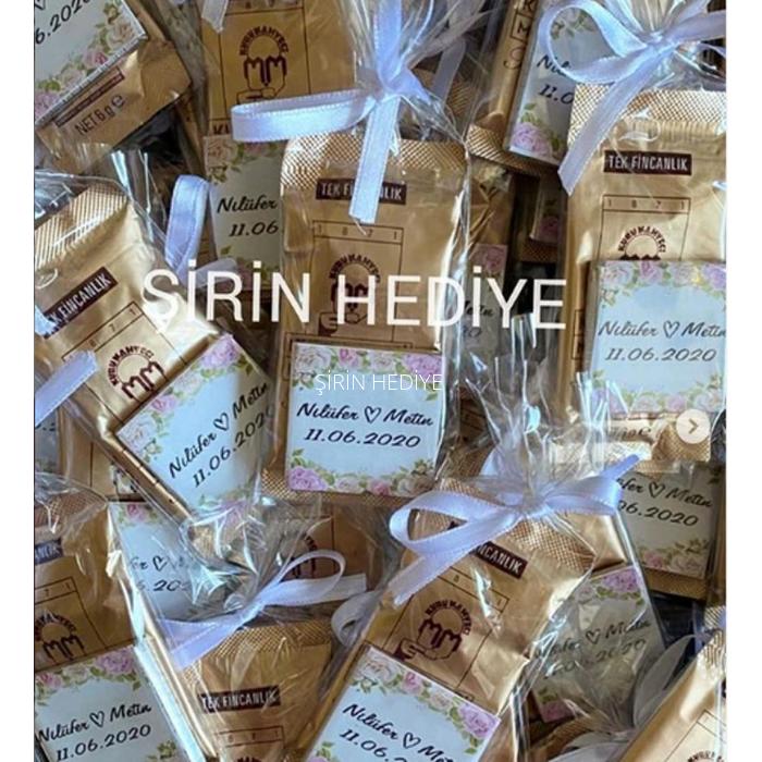 Kahve Çikolata Söz Nişan Sunum Hediyelikleri