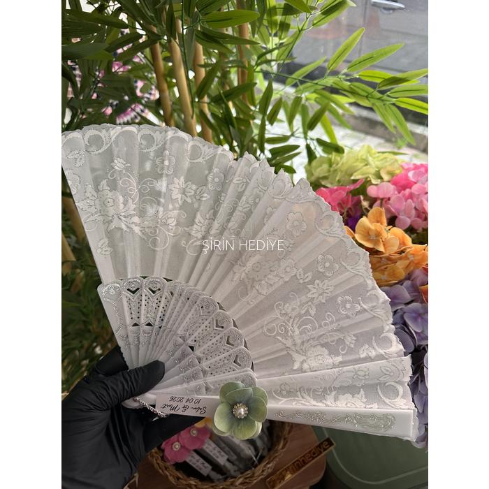 Kişiye Özel Kumaş Yelpaze Hediyelik