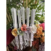 Kişiye Özel Kumaş Yelpaze Hediyelik