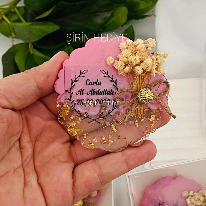 Kişiye Özel Magnet Epoksi Bebek Doğum Günü, Düğün, Nişan, Söz Hediyelik