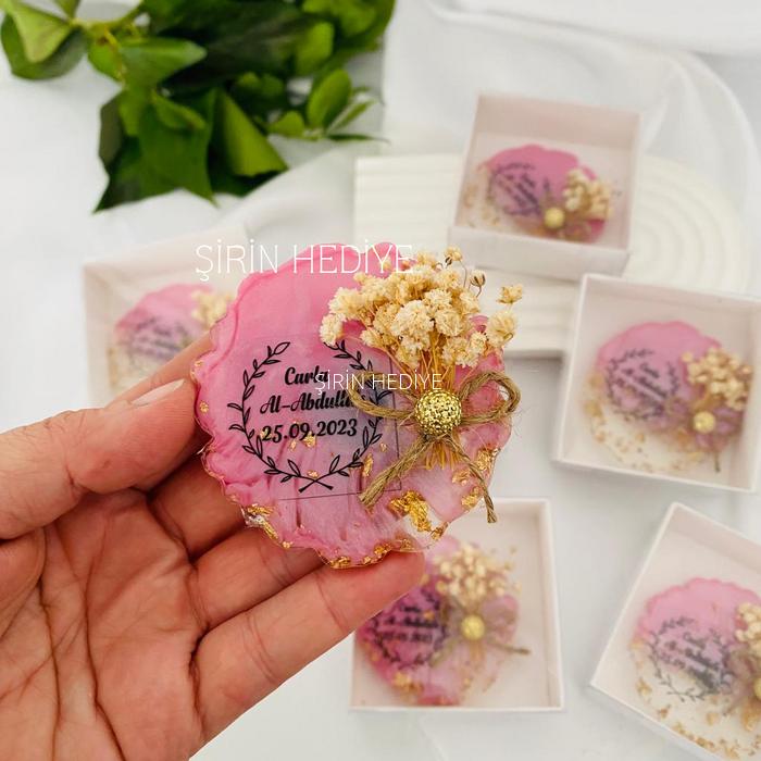 Kişiye Özel Magnet Epoksi Bebek Doğum Günü, Düğün, Nişan, Söz Hediyelik