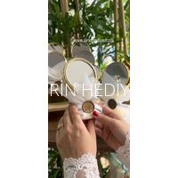 Kişiye Özel Mühürlü Masa Üstü Ayaklı Gold Ayna 