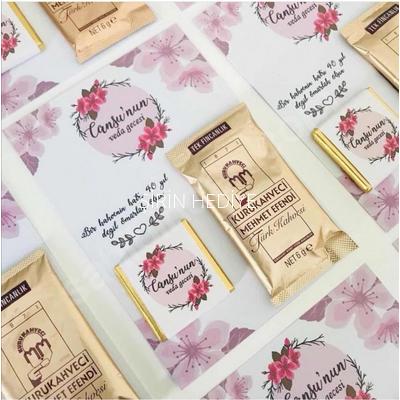 Kişiye Özel Nikah Nişan Kına Kahve Çikolata Hediyelik-2