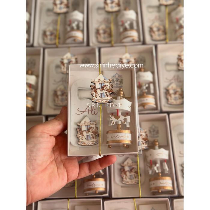 Magnet Açacak İsimli Çikolata Atlı Karınca Hediye Seti