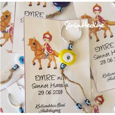 NAZAR ANAHTARLIK SÜNNET DOĞUM HEDİYELİK HASTANE SÜSÜ HEDİYESİ