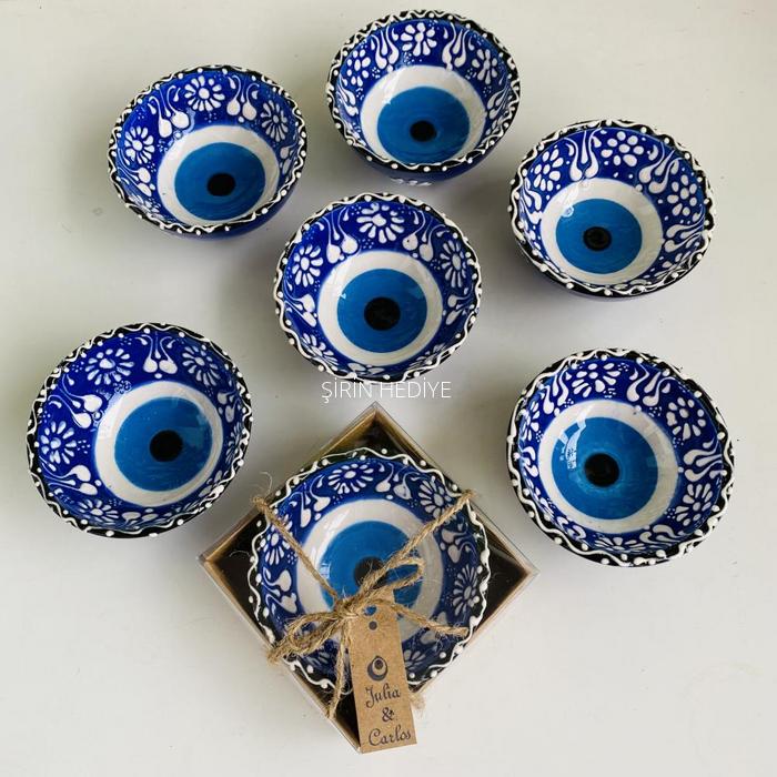 Nazar Çini Hediyelik Kase