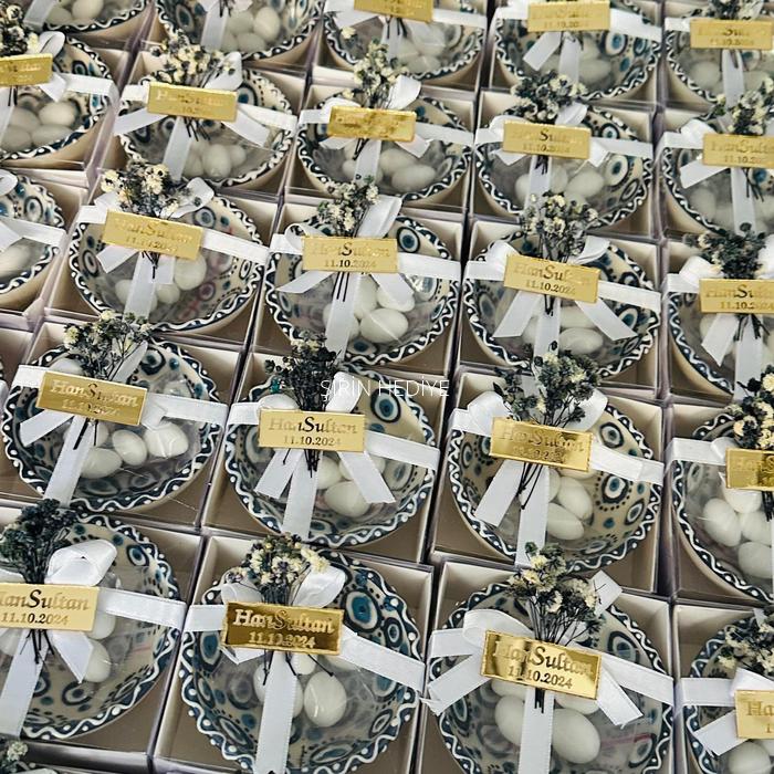 Nazar Konsept El Yapımı Seramik Kase Hediyelikleri