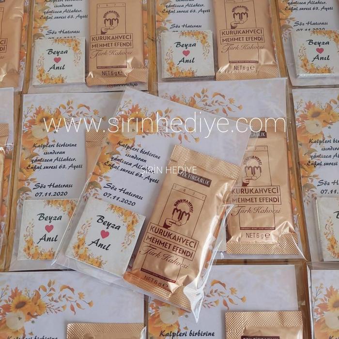 Nikah Nişan Söz Kahve Çikolata Dağıtmalık Hediyeler