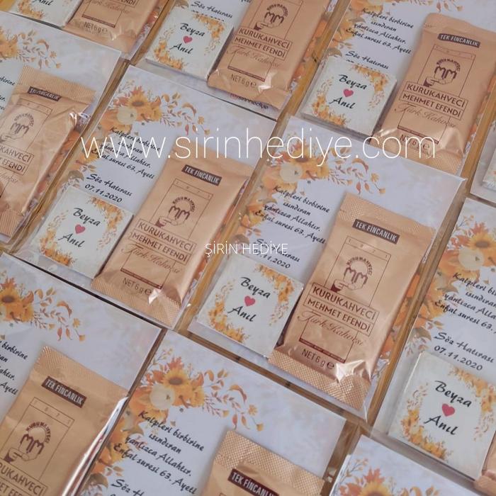 Nikah Nişan Söz Kahve Çikolata Dağıtmalık Hediyeler
