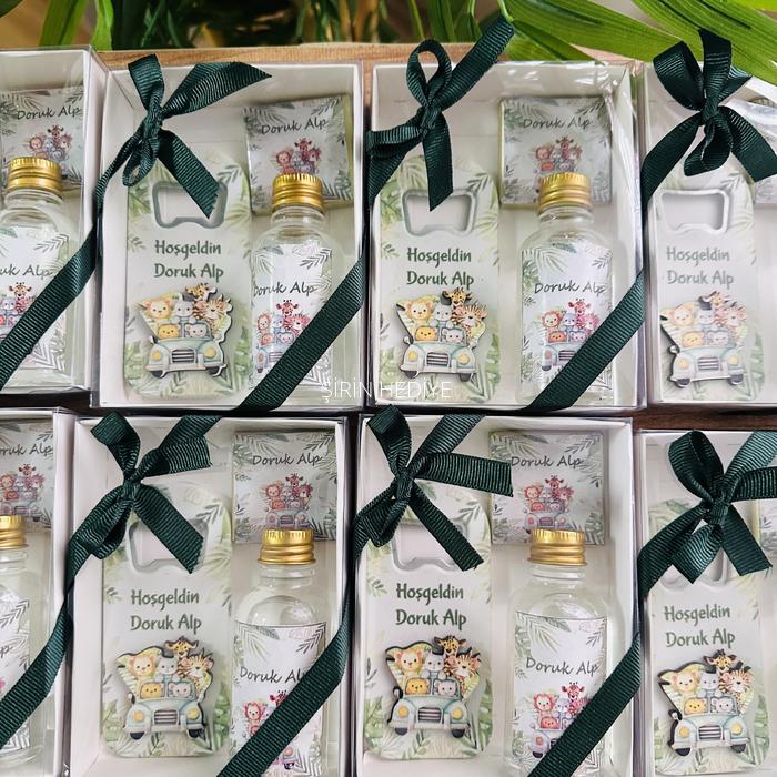Orman Temalı Magnet Açacak, Kolonya, Çikolata Kutusu