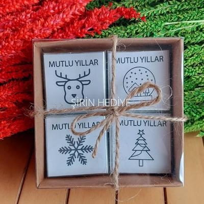 Kraft Kutuda Yılbaşı Özel Madlen Çikolata-2