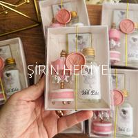 Pembe Atlı Karınca Kolonya Şişeşi Çikolata Hediyelik