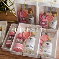 Pembe Atlı Karınca Kolonya Şişeşi Çikolata Hediyelik